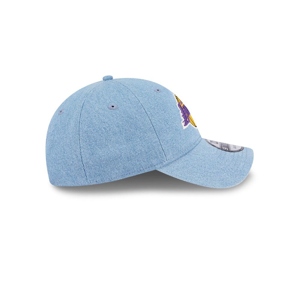 Gorra 9twenty Los Angeles Lakers Washed Denim Azul image number 4.0